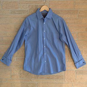 Beverly Hills Polo Club Blue French Cuff Shirt 16
